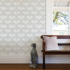 Picture of Dawson Light Grey Magnolia Tree Wallpaper
