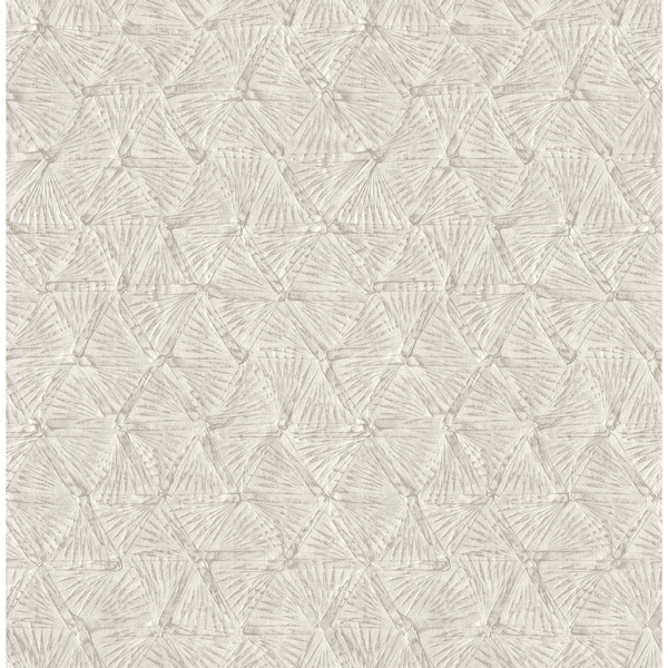 Picture of Wright Platinum Textured Triangle Wallpaper