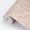 Picture of Wright Rose Gold Textured Triangle Wallpaper