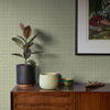 Picture of Larsson Green Ogee Wallpaper