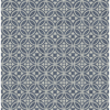 Picture of Larsson Indigo Ogee Wallpaper