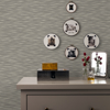Picture of Benson Brown Variegated Stripe Wallpaper