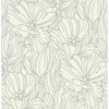Picture of Selwyn Flock Sage Floral Wallpaper