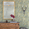 Picture of Voysey Green Floral Wallpaper