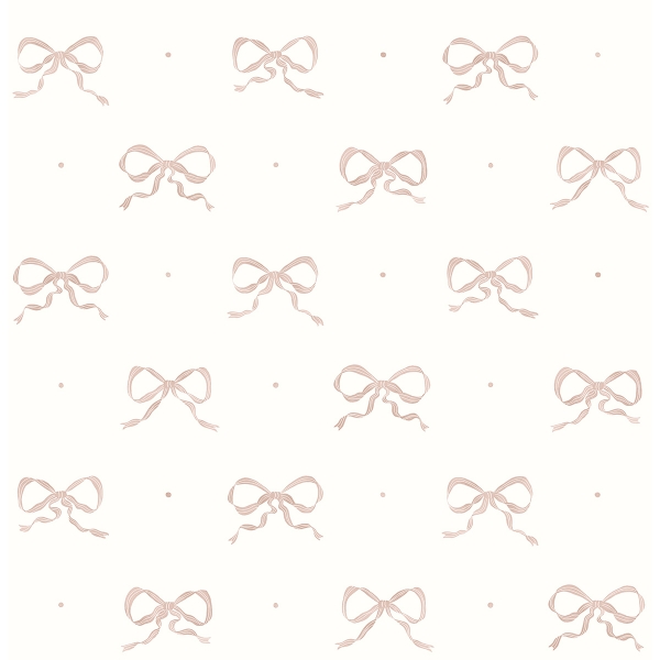 Picture of Emma  Petal Large Bow Wallpaper By Erin Gates