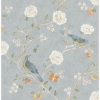 Picture of Wellesley Blue Heather Chinoiserie Wallpaper By Erin Gates