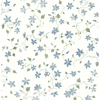 Picture of Betsy Blue Heather Floral Trail Wallpaper