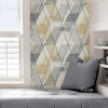 Picture of Ochre Wallis Peel and Stick Wallpaper