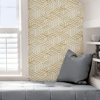 Picture of Ochre Farrow Peel and Stick Wallpaper