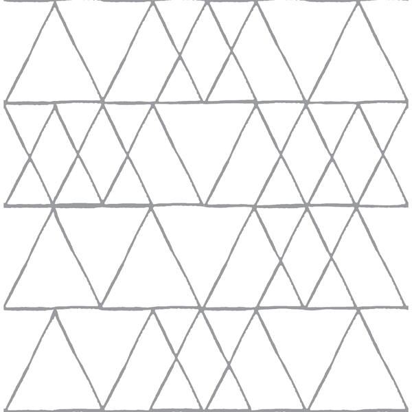 Picture of Grey Harris Peel and Stick Wallpaper