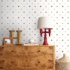 Picture of Henry Red Starburst Wallpaper By Erin Gates