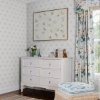 Picture of Emma Blue Heather Large Bow Wallpaper By Erin Gates