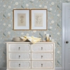 Picture of Wellesley Blue Heather Chinoiserie Wallpaper By Erin Gates