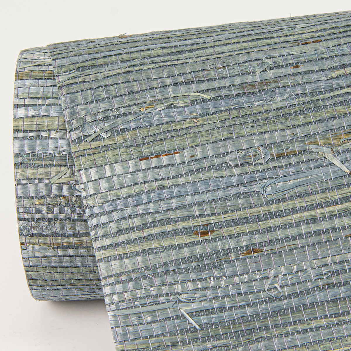 297286124 Aiko Teal Sisal Grasscloth Wallpaper by AStreet Prints