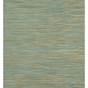 Picture of Kira Turquoise Hemp Grasscloth Wallpaper