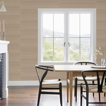 Show details for Ling Mauve Sisal Grasscloth Wallpaper