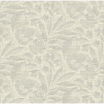 Picture of Lei Silver Leaf Wallpaper