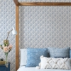 Picture of Blue Manila Peel and Stick Wallpaper