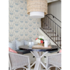 Picture of Blue Shellby Peel and Stick Wallpaper