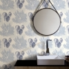Picture of Blue Coralista Peel and Stick Wallpaper