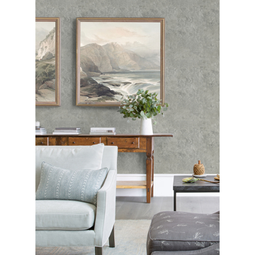 Show details for Francesca Pewter Texture Wallpaper