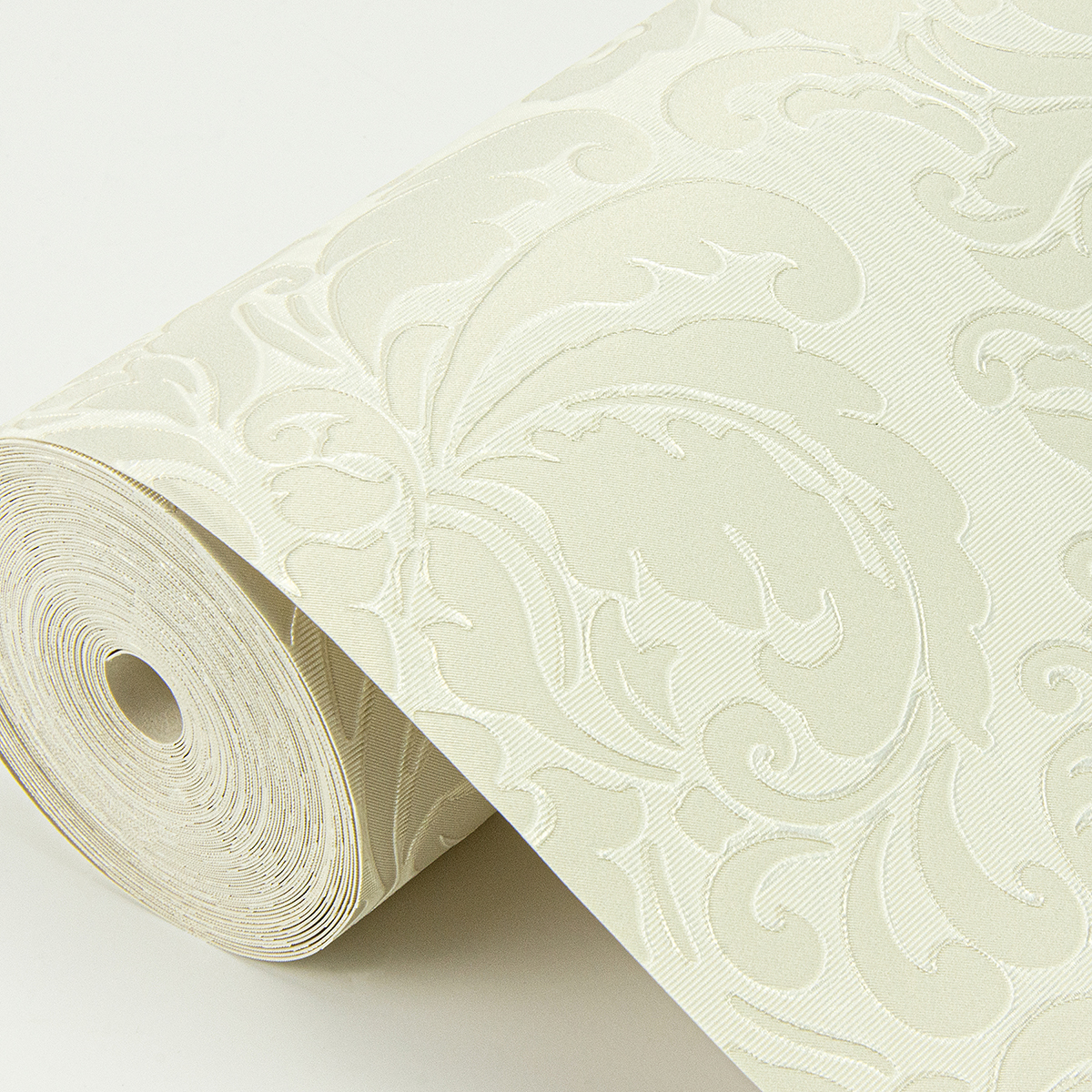 405824802 Betina Light Yellow Damask Wallpaper by Sirpi