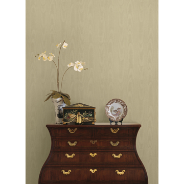 Show details for Angelina Gold Moire Wallpaper
