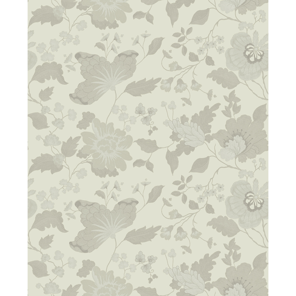 Picture of Vittoria White Floral Wallpaper