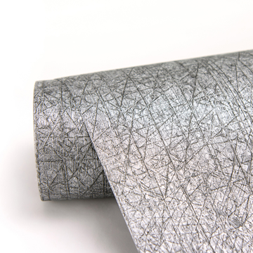 Show details for Nagano Silver Distressed Texture Wallpaper
