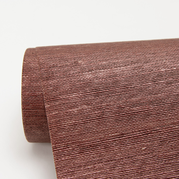 Show details for Aspero Red Faux Grasscloth Wallpaper