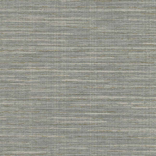 Picture of Bay Ridge Grey Faux Grasscloth Wallpaper