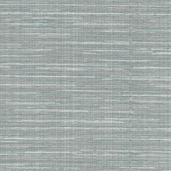 Picture of Bay Ridge Blue Faux Grasscloth Wallpaper
