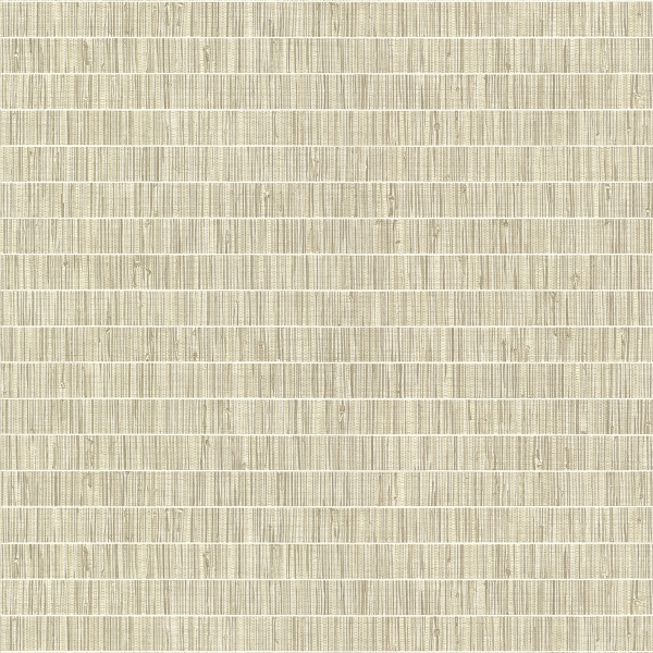 Picture of Luz Taupe Faux Grasscloth Wallpaper