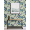 Picture of Golden Pheasant Sage Floral Wallpaper
