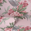 Picture of Golden Pheasant Pink Floral Wallpaper