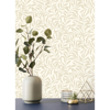 Picture of Salix Beige Leaf Wallpaper