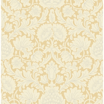 Picture of Bamburg Mustard Floral Wallpaper