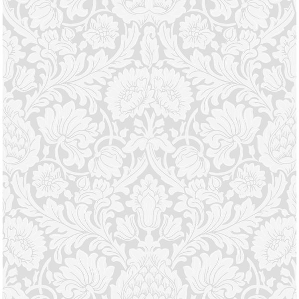 Picture of Bamburg Grey Floral Wallpaper
