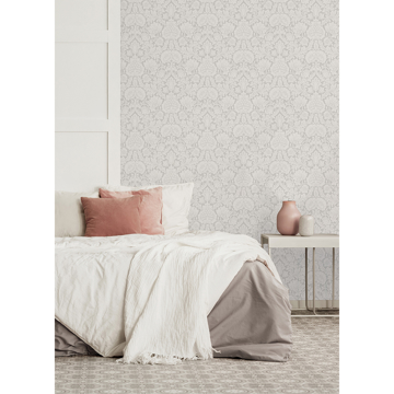Show details for Bamburg Grey Floral Wallpaper