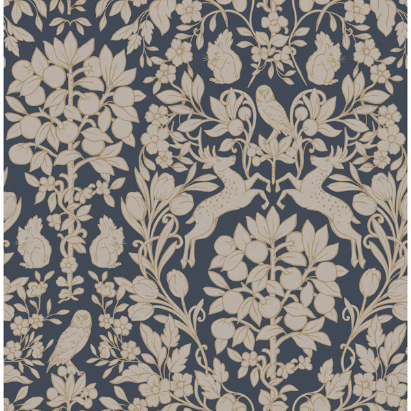 Picture of Richmond Blue Floral Wallpaper