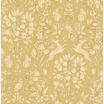 Picture of Richmond Mustard Floral Wallpaper