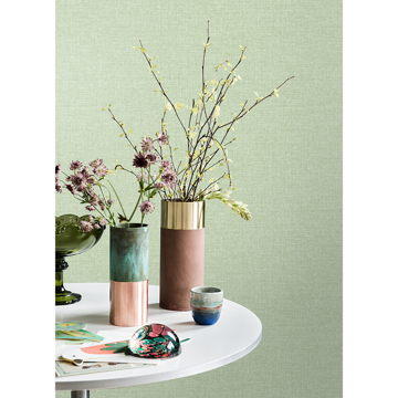 Show details for Glen Sage Linen Wallpaper