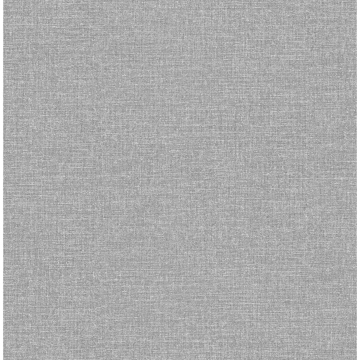 Picture of Glen Dark Grey Linen Wallpaper