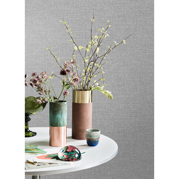 Show details for Glen Dark Grey Linen Wallpaper