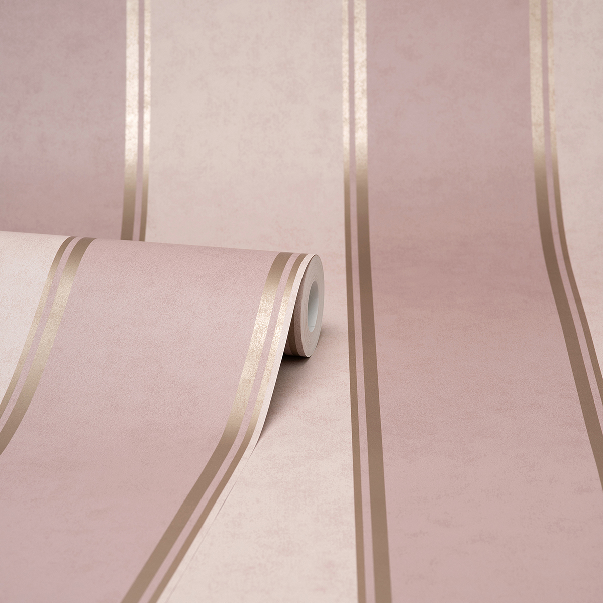 M1710 Rydia Pink Stripe Wallpaper by Brewster
