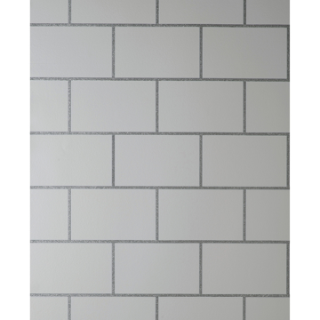 Show details for Metro White Tile Wallpaper