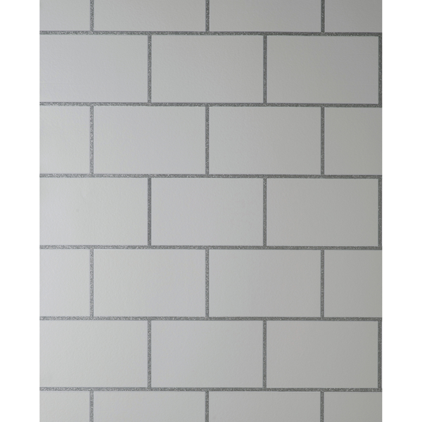 Picture of Metro White Tile Wallpaper
