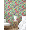 Picture of Multi Belles Fleurs Peel and Stick Wallpaper