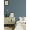 Picture of Wilma Blue Floral Block Print Wallpaper