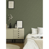 Picture of Wilma Green Floral Block Print Wallpaper